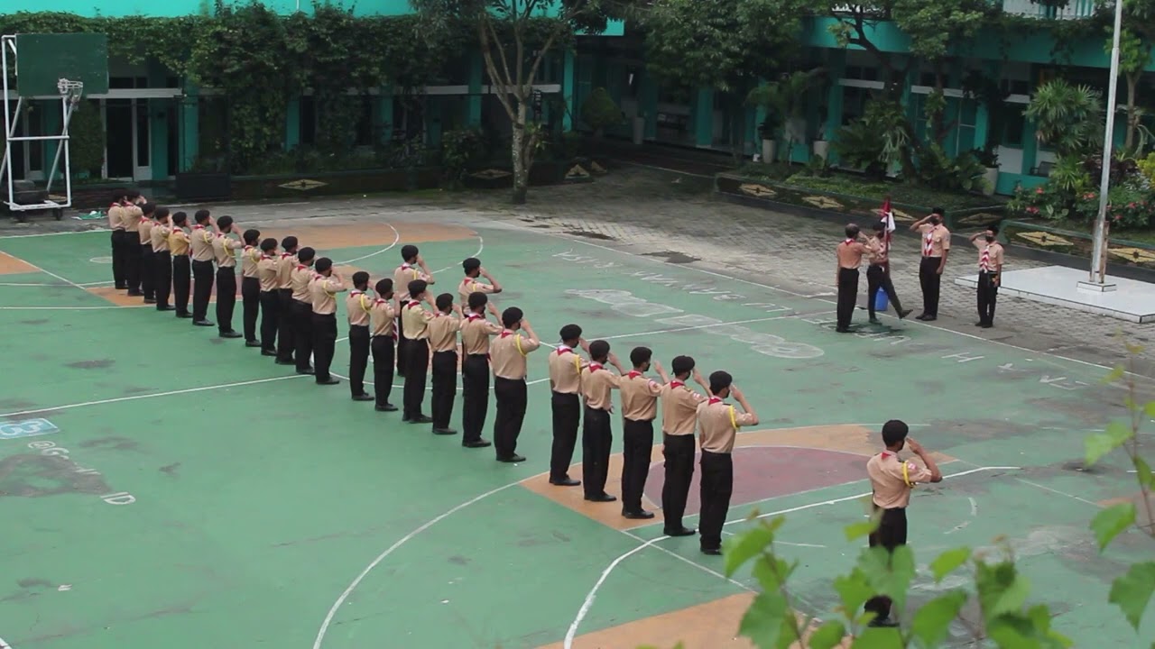 TUTORIAL UPACARA PELANTIKAN PENEGAK BANTARA SMA N 1 MUNTILAN : JUARA 1 LOMBA UPACARA PRAMUKA