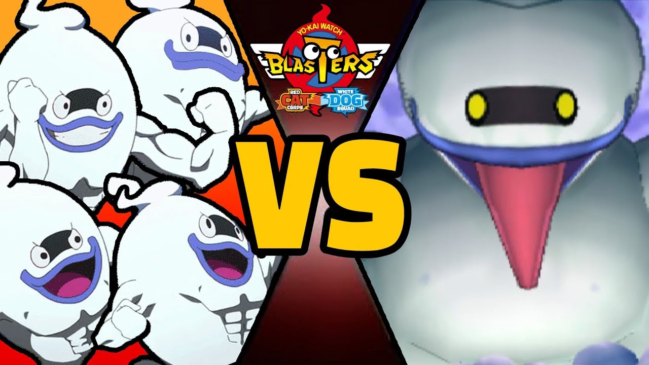 4 WHISPERS vs ULTRA WHISPED CREAM in Yo-kai Watch Blasters!
