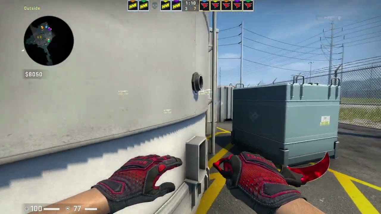 CSGO POV FaZe ropz (25/12) vs NAVI (nuke) @ ESL Pro League Season 17