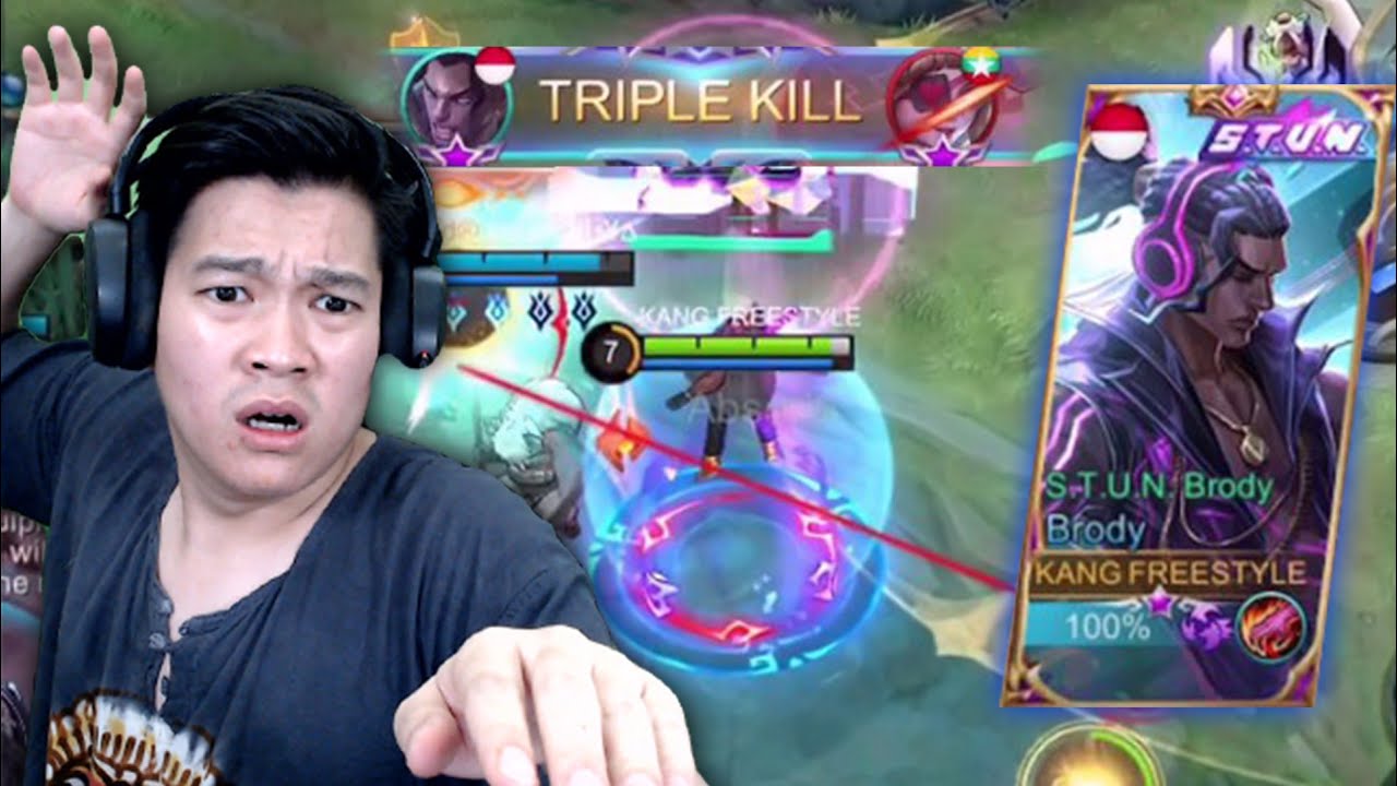 Review Skin Brody S.T.U.N, Auto Gendong Satu Team Sampe Epic Comeback! - Mobile Legends