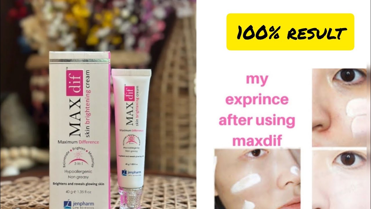 Jenpharm max dif brightening cream review| honest review of jenpharm brand