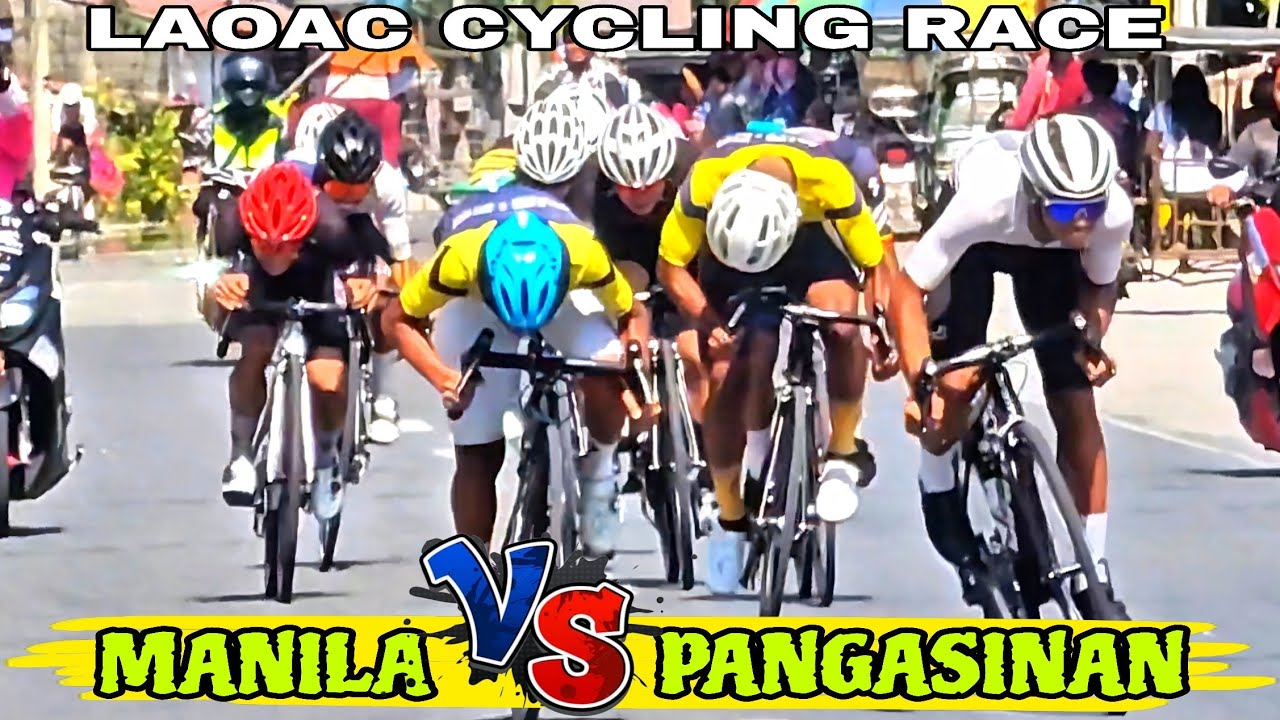 MANILA VS PANGASINAN, SA PAKALASAN AT REMATIHAN. LAOAC CYCLING RACE 