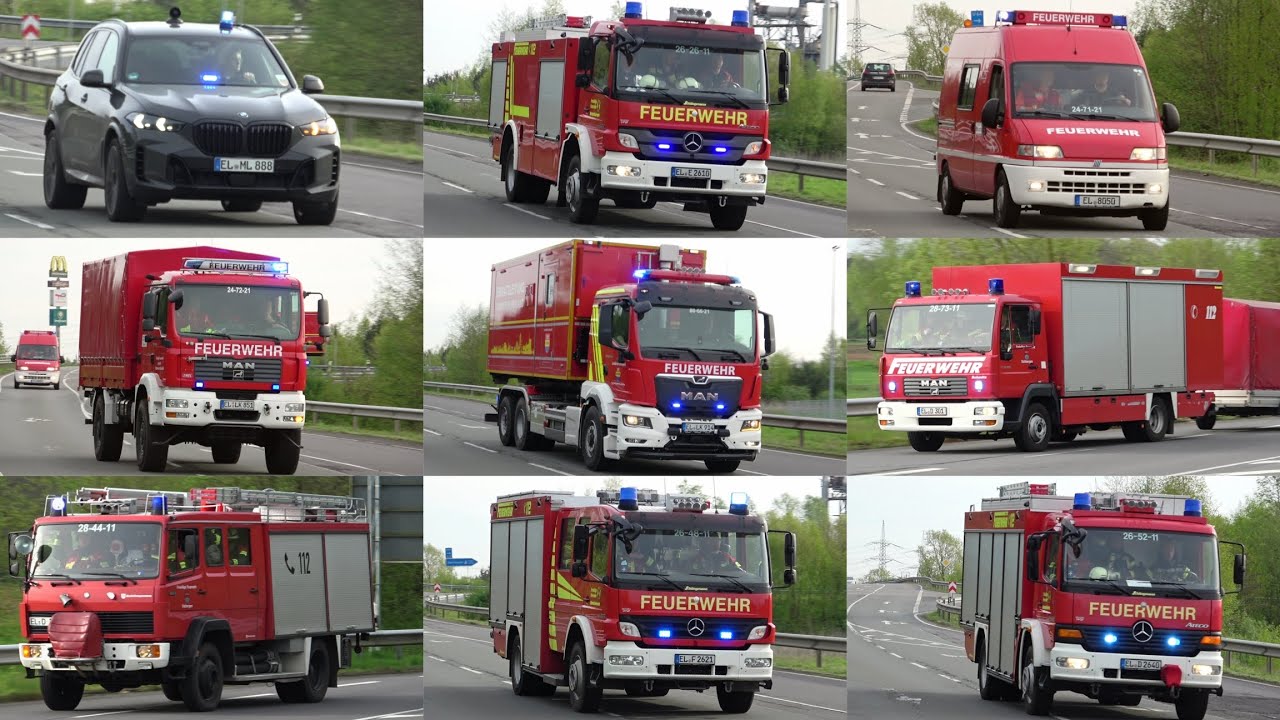 [Gefahrstoffaustritt in Spedition] Großalarm in Emsbüren