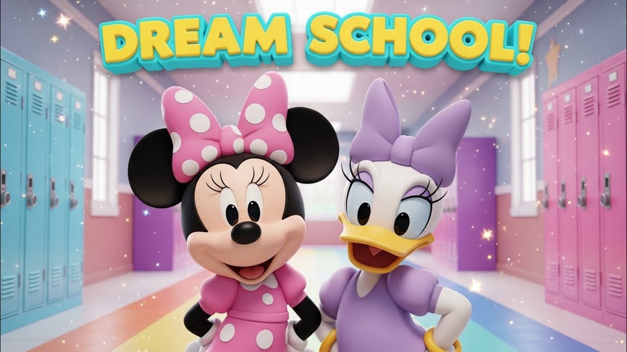 Minnie Mouse and Daisy Duck: Dream School Tour! (Kids Fun Story)