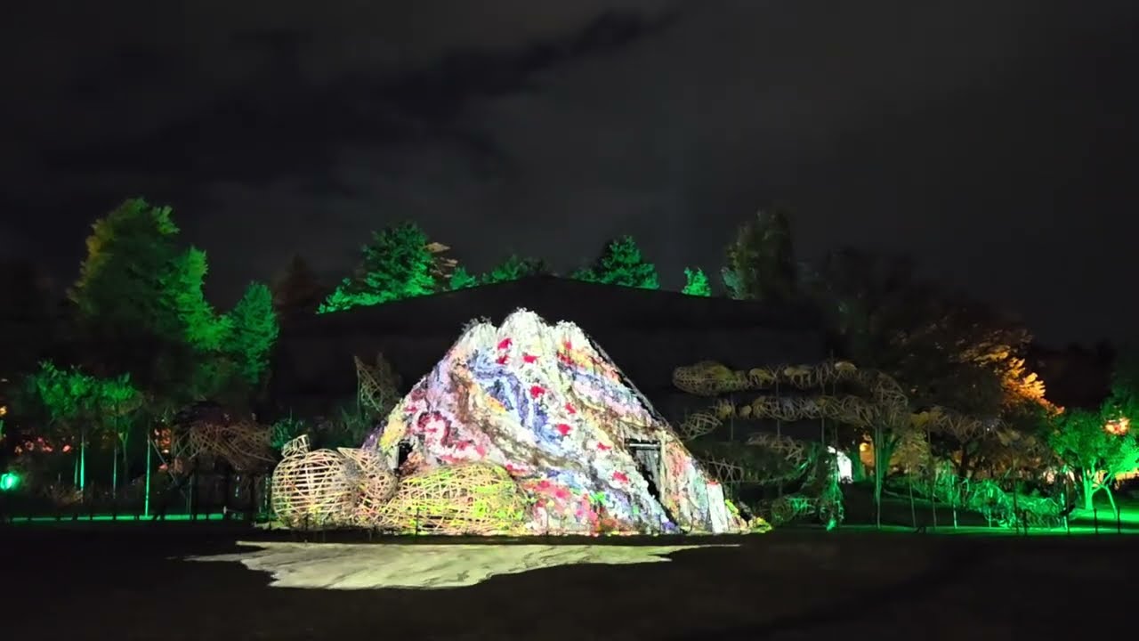 2025.11.5 弘前城 菊と紅葉まつり プロジェクションマッピング