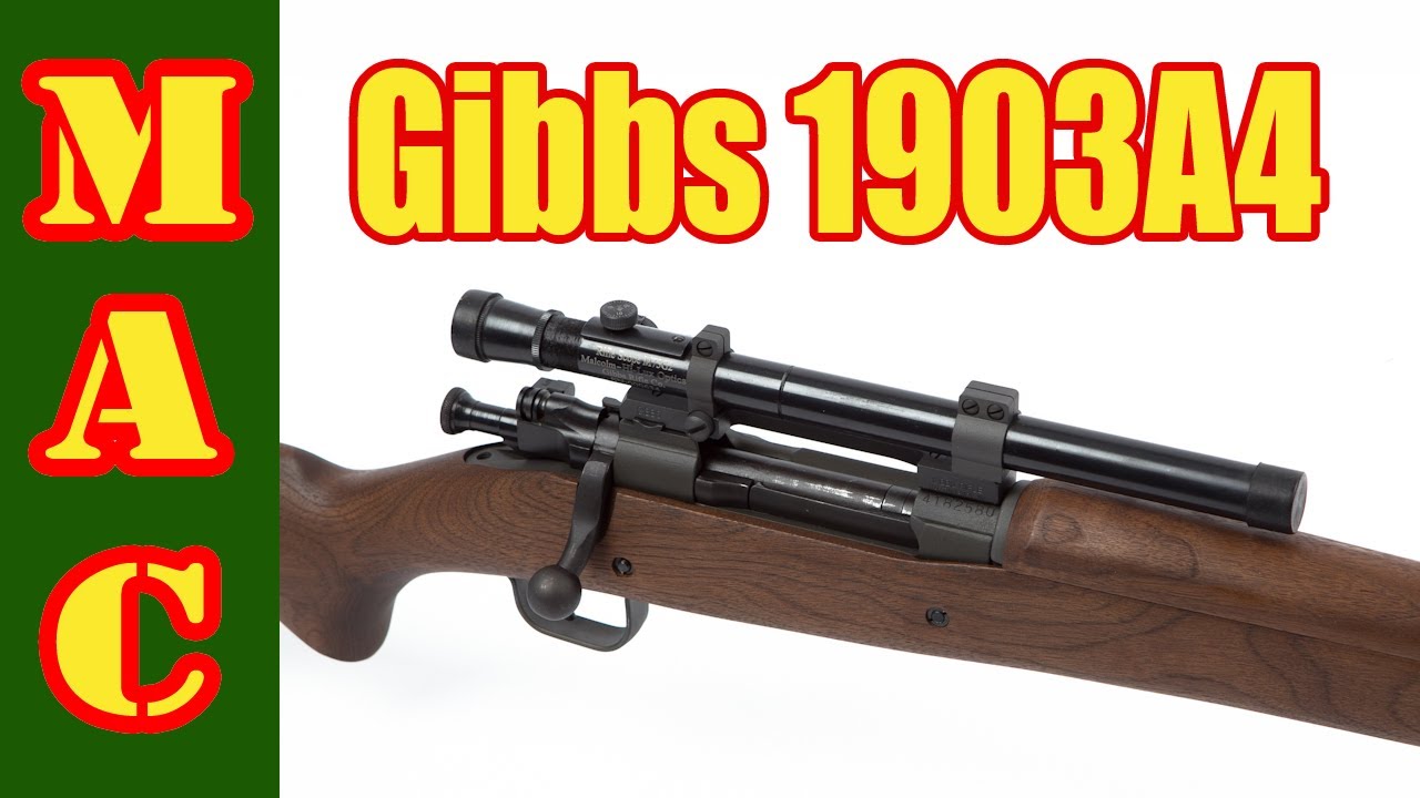 Springfield 1903A4 Gibbs Sniper Rifle