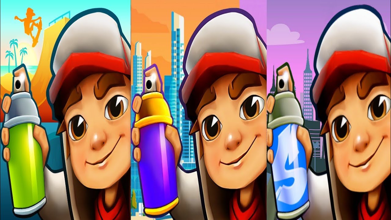 SUBWAY SURFERS VENICE BEACH 2018 VS BUENOS AIRES 2018 VS LAS VEGAS 2024