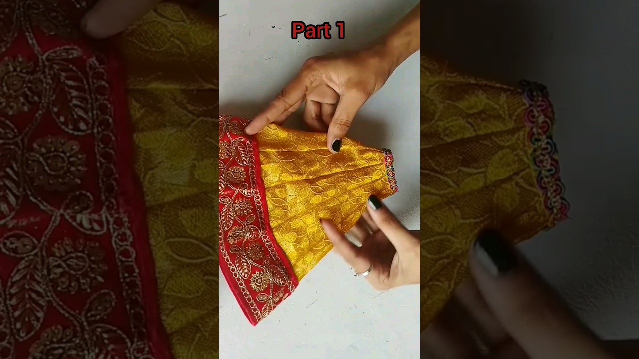 part 1 | doll Lehenga #lehenga #barbie #dolls #dolldress #barbiedressup #shorts #diyminiart