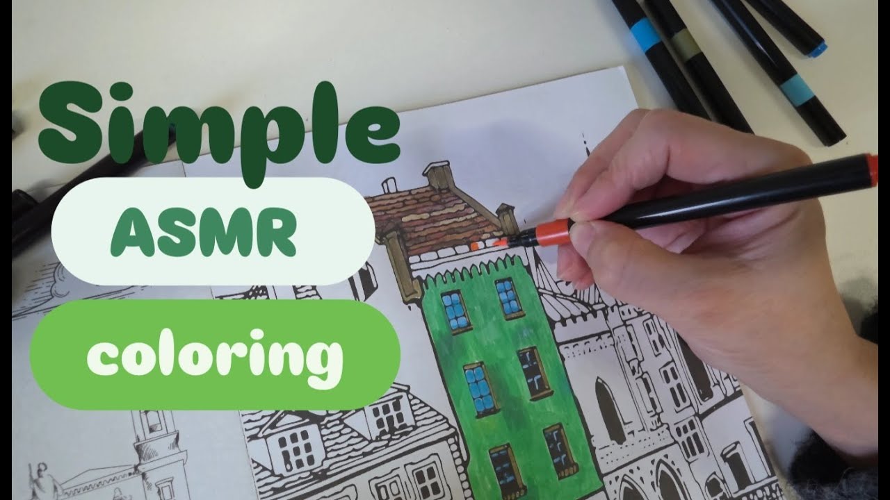 ASMR coloring! #asmrcoloring #asmr #asmrforadults
