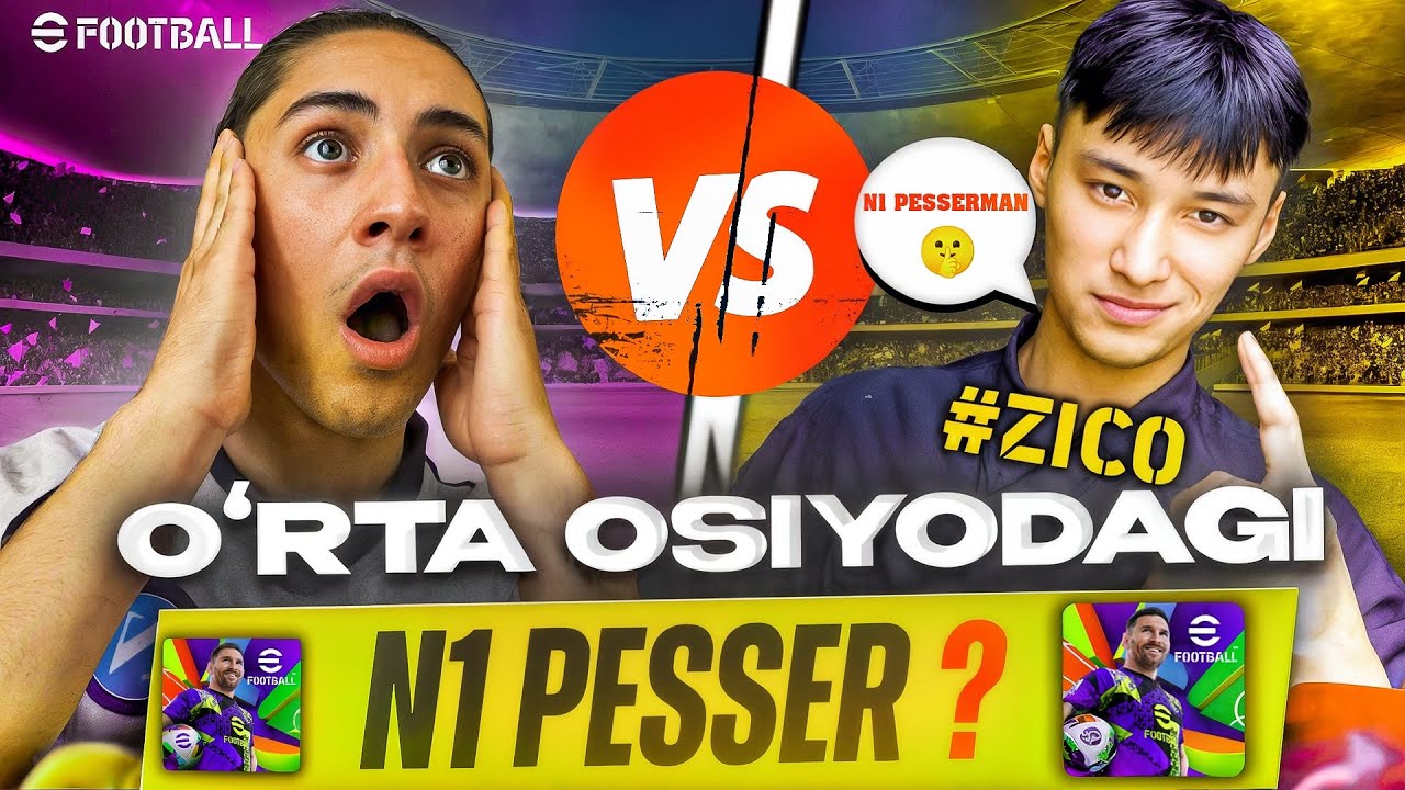 OʻRTA OSIYODAGI N1 PESSERGA QARSHI OʻYNADIM😱 #Zicoefootball7