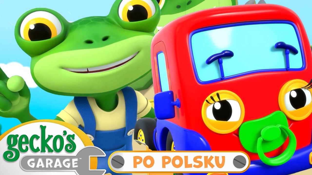 Pierwsza wizyta Małej Tirki | Warsztat Gekona | Bajka dla dzieci po polsku | @GeckosGaragePoPolsku