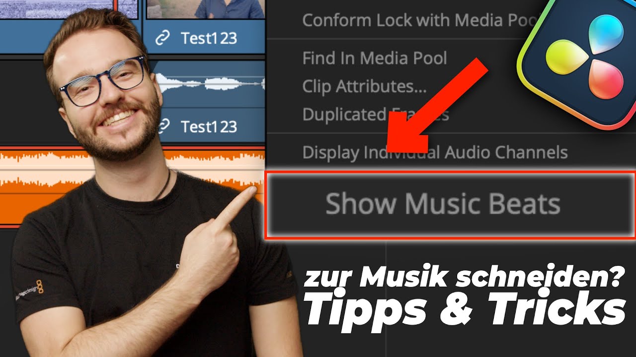 Einfach auf Musik schneiden - Beat Erkennung | DaVinci Resolve 20 Studio