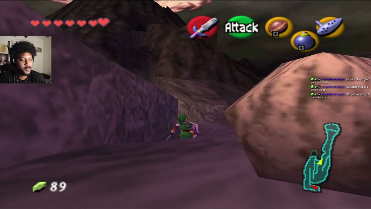 Mans Too Lit Plays The Legend of Zelda Ocarina of Time And Beats The Forest Temple