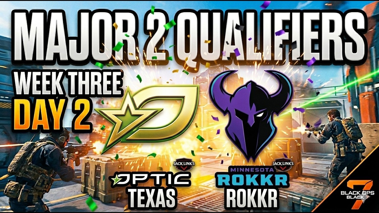 CDL Major 2 Qualifiers Week 3 Day 2 Recap: Ravens Back to Form, and Optic Dominance Reigns