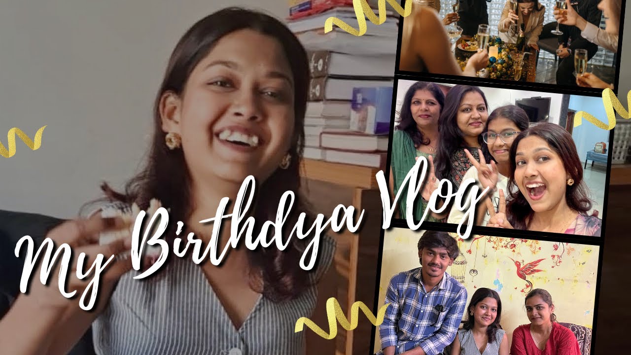 My Birthday Vlog❤️| one year to my YT channel | watch till end 