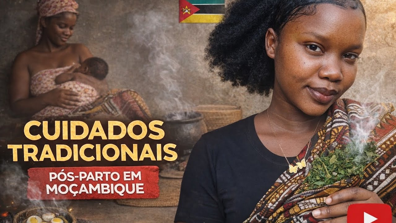 CUIDADOS TRADICIONAIS POS-PARTO em MOÇAMBIQUE 😲
