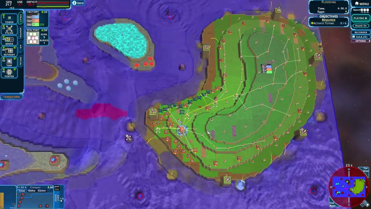 Creeper World 4 | Flooding | 5940 | General Greivous | A1-2 | Ep 49