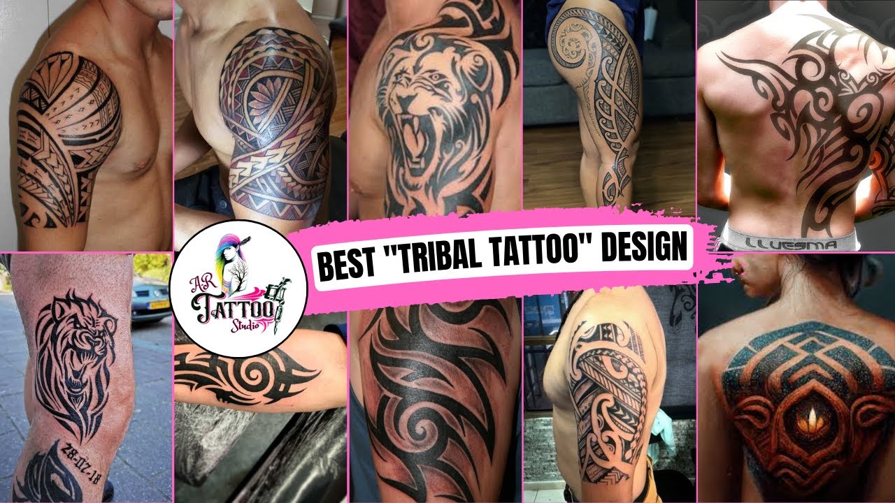 Tribal Tattoo Design For Men - Tribal Wolf Tattoo - Tribal Dragon Tattoo - Tribal tattoos