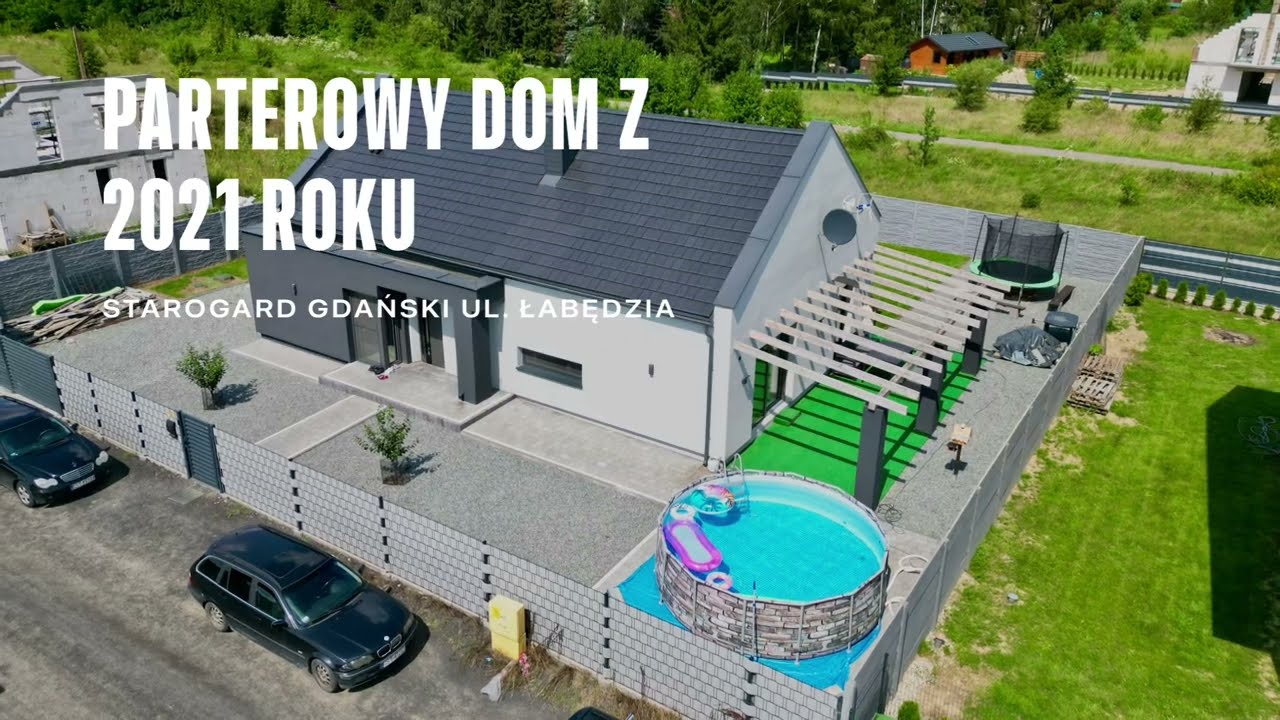 Parterowy dom z 2021 roku   Starogard Gdański ul  Łabędzia