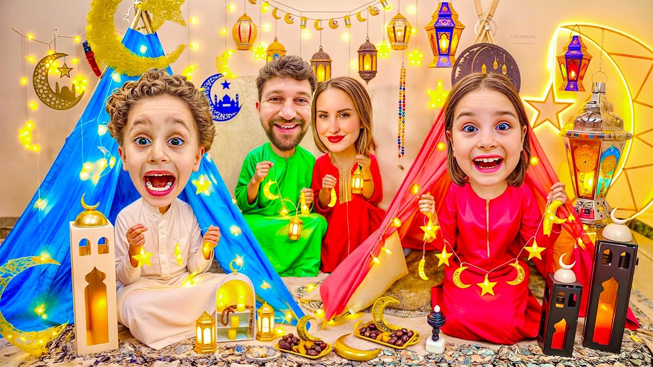 KUZEY ELİF EN GÜZEL RAMAZAN SÜSÜ KİMİN !! EVİMİZE RAMAZAN KÖŞESİ YAPTIK !!
