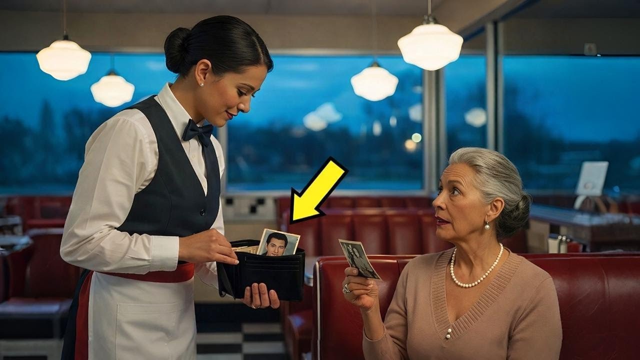 Nueva mesera: “Señora, ¿por qué está el papá de mi hija en su foto de cartera?”
