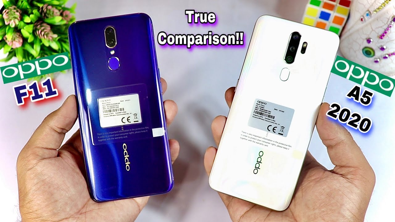 Oppo A5 2020 vs Oppo F11 - Comparison Full!! Speed Test, Camera Test & Details Urduhindi