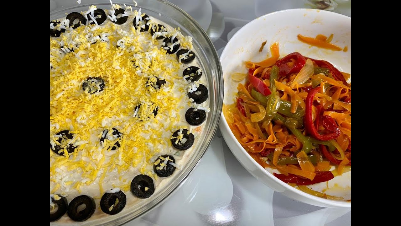 VERDURA SALTEADA Y ENSALADILLA DE MERLUZA Y GAMBAS EN THERMOMIX 6!!