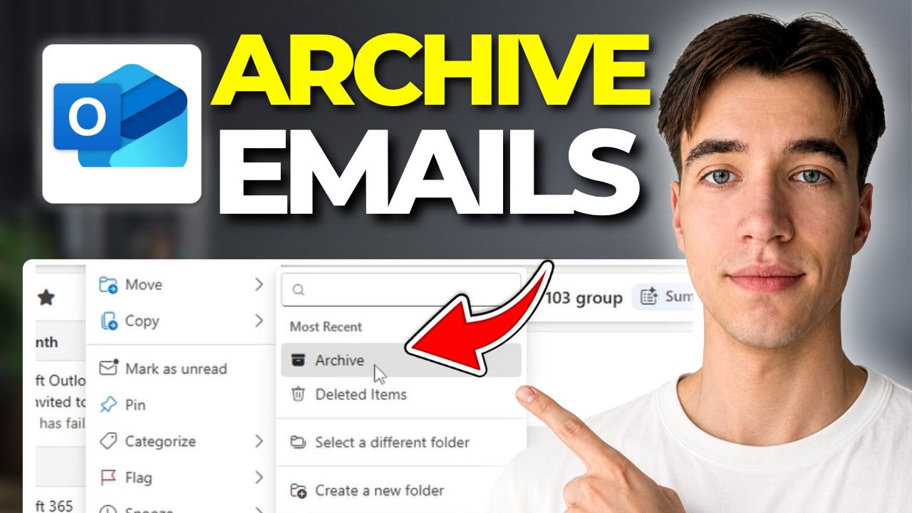 How To Archive Emails For Long-Term Storage In Outlook 2026 | Step By Step