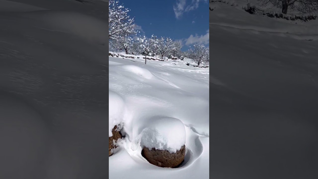 Beautiful central Kurram toor Ghar kpk 🏔️❄️ #explore #snow #snowpeak #snowcovered #snowylandscape