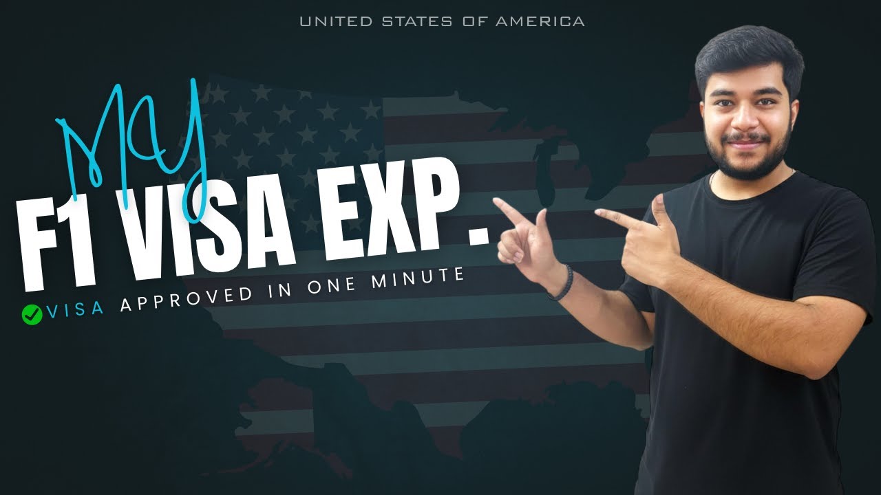 US 🇺🇸 Visa Approved ✅ in One Minute | My F1 Visa Experience 😃
