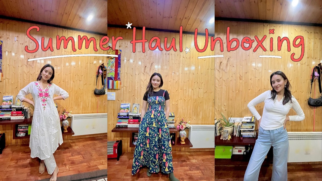 UNBOXING my SUMMER wardrobe!!! #ladakhvlogs #summerfashion #unboxing