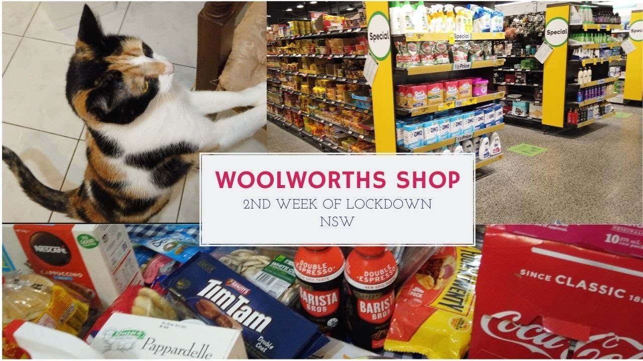 Woolworths Grocery Shop | 2nd week of Lockdown NSW | Med-Sized Aussie Family