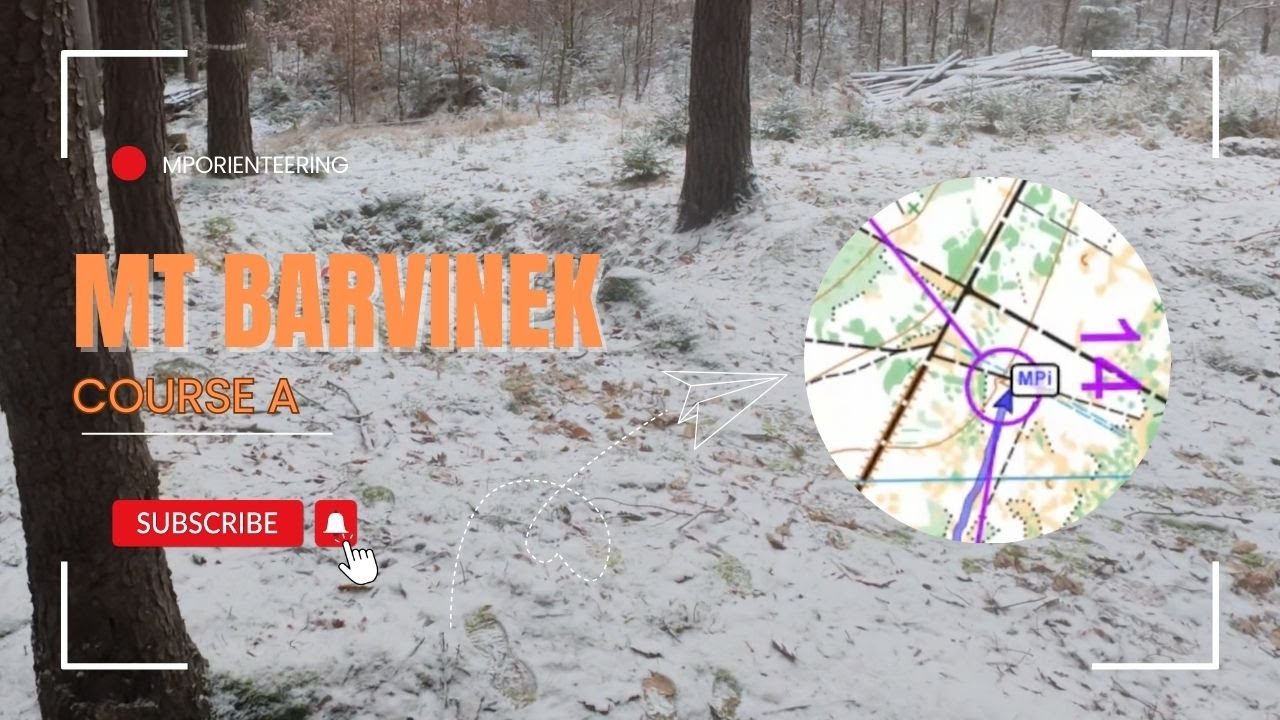 O-train Barvinek - #orienteering training