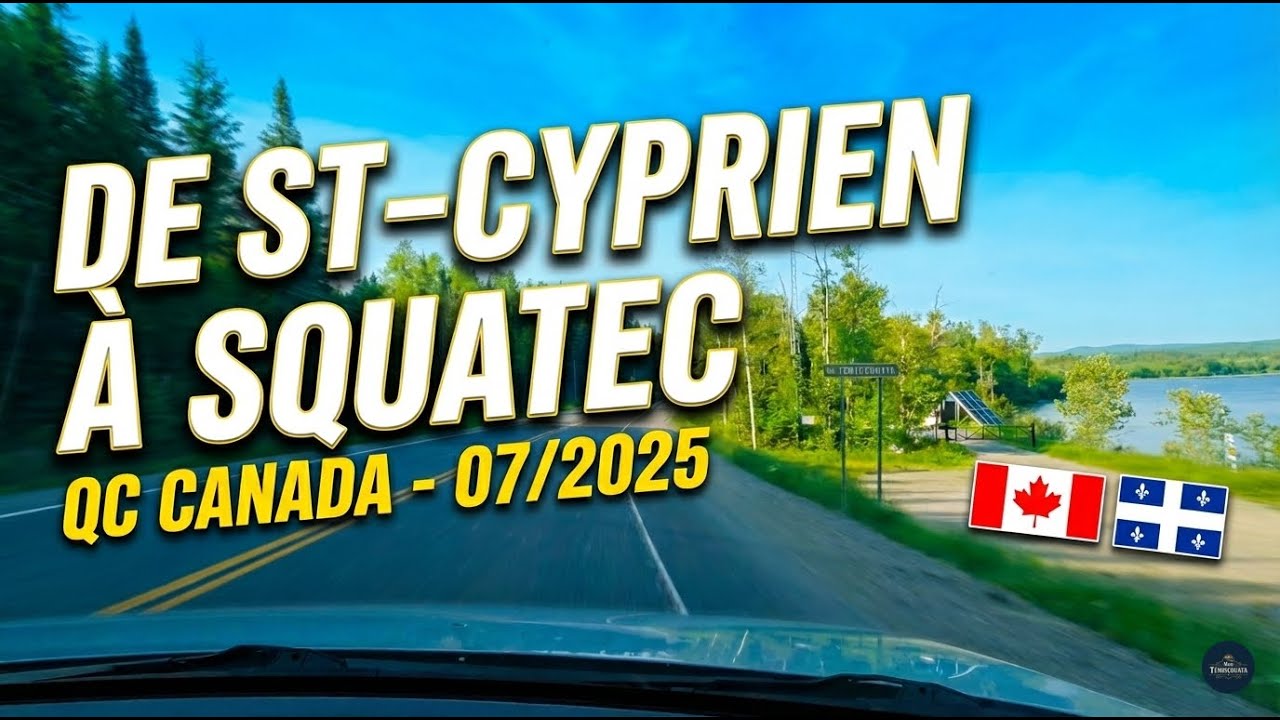 La magnifique route de St-Cyprien à Squatec | Roadtrip Québec 2025