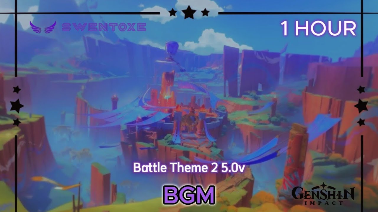 Natlan Battle Theme 2 5.0v | Genshin Impact 1 hour