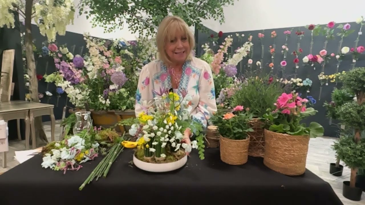 Karen Barnes Creates a Bamboo Floral Arrangement: Sustainable Summer 2025 Trend