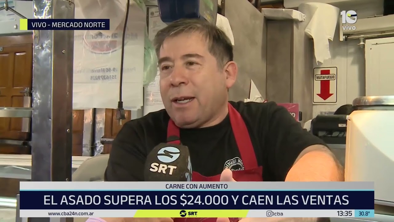 Mercado Norte: impacta el aumento de la carne en los mostradores