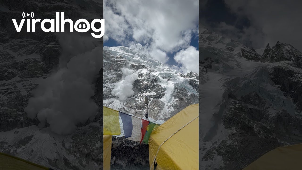 Avalanche at Everest Base Camp || ViralHog