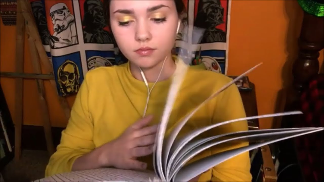 ASMR Page Turning, Folding, Writing Sounds