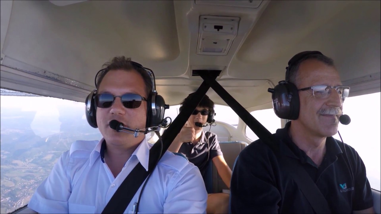 Flight from Vesoul to Sarrebourg, France, with a Cessna 172, F-GGZO