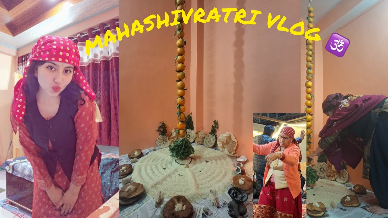 || MAHASHIVRATRI Vlog 🕉️|| kch is trh mnai humne shivratri❤️