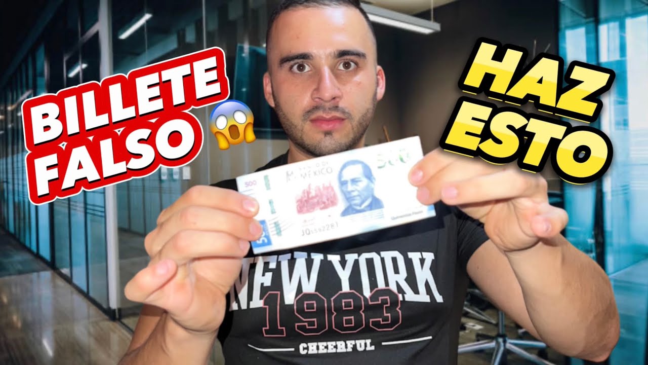 ¡No más billetes falsos! Aprende a identificarlos / Como saber si un BILLETE de 500 pesos es FALSO