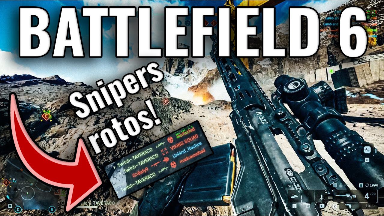 BATTLEFIELD 6 PROBANDO SNIPERS! - ESTAN ROTOS!!!