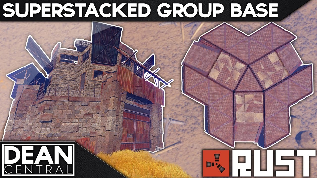 Superstacked Group Base Design | Advanced Rust Building #16