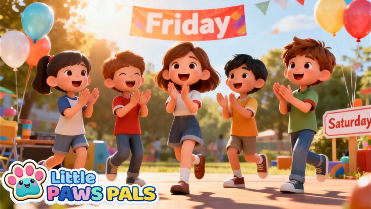 Sing & Clap with Kids! Days of the Week Song!