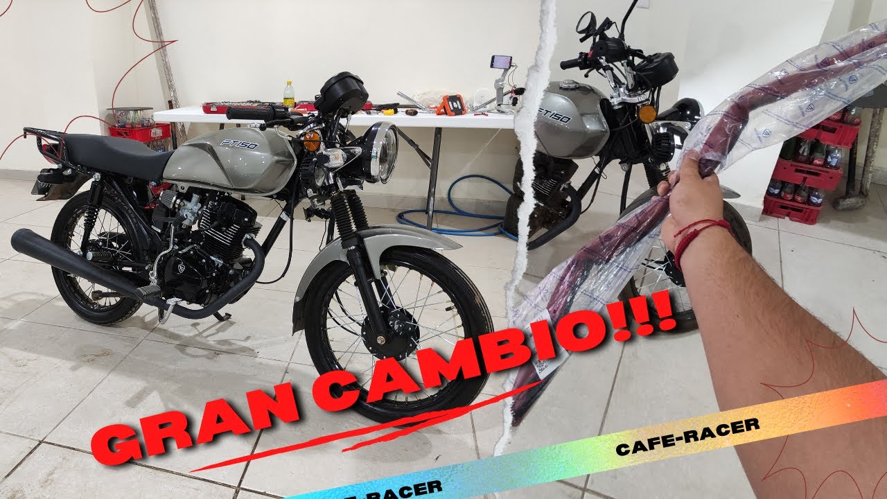 Nuevo manubrio / manillar de Sptfire para mi FT150 Grafito | Proyecto Cafe Racer, Scrambler, Brat