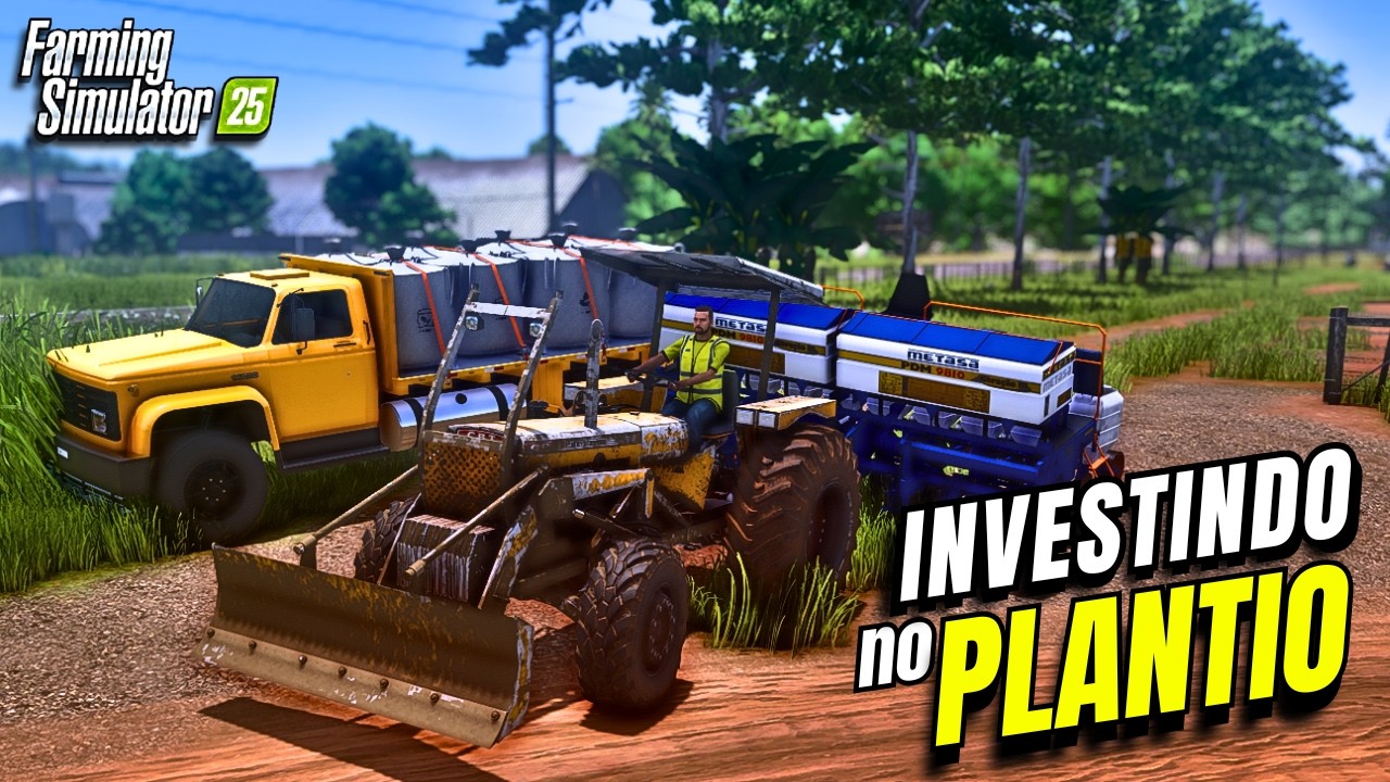 Desafio Rural   BR 163 #ep9 I Primeiro plantio de Soja l Farming Simulator 25
