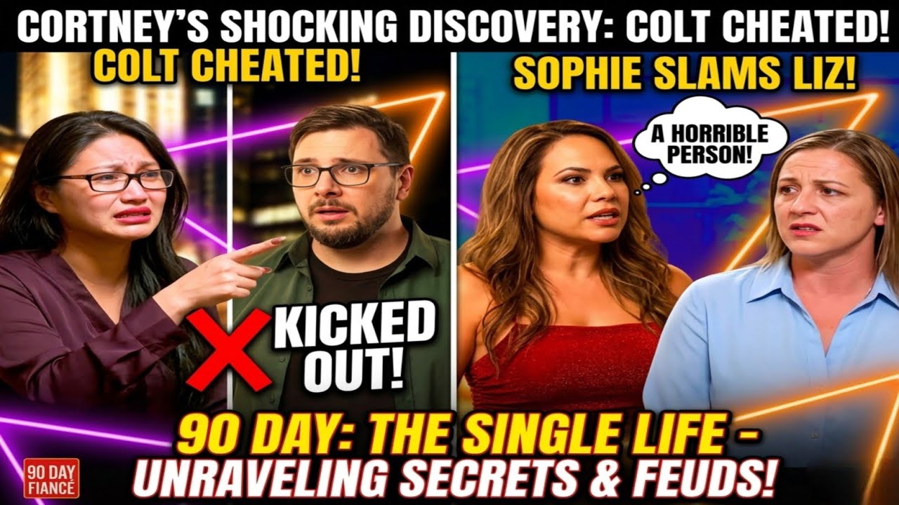 90 Day: The Single Life': Cortney discovers Colt cheated and kicks him out, Sophie calls Liz