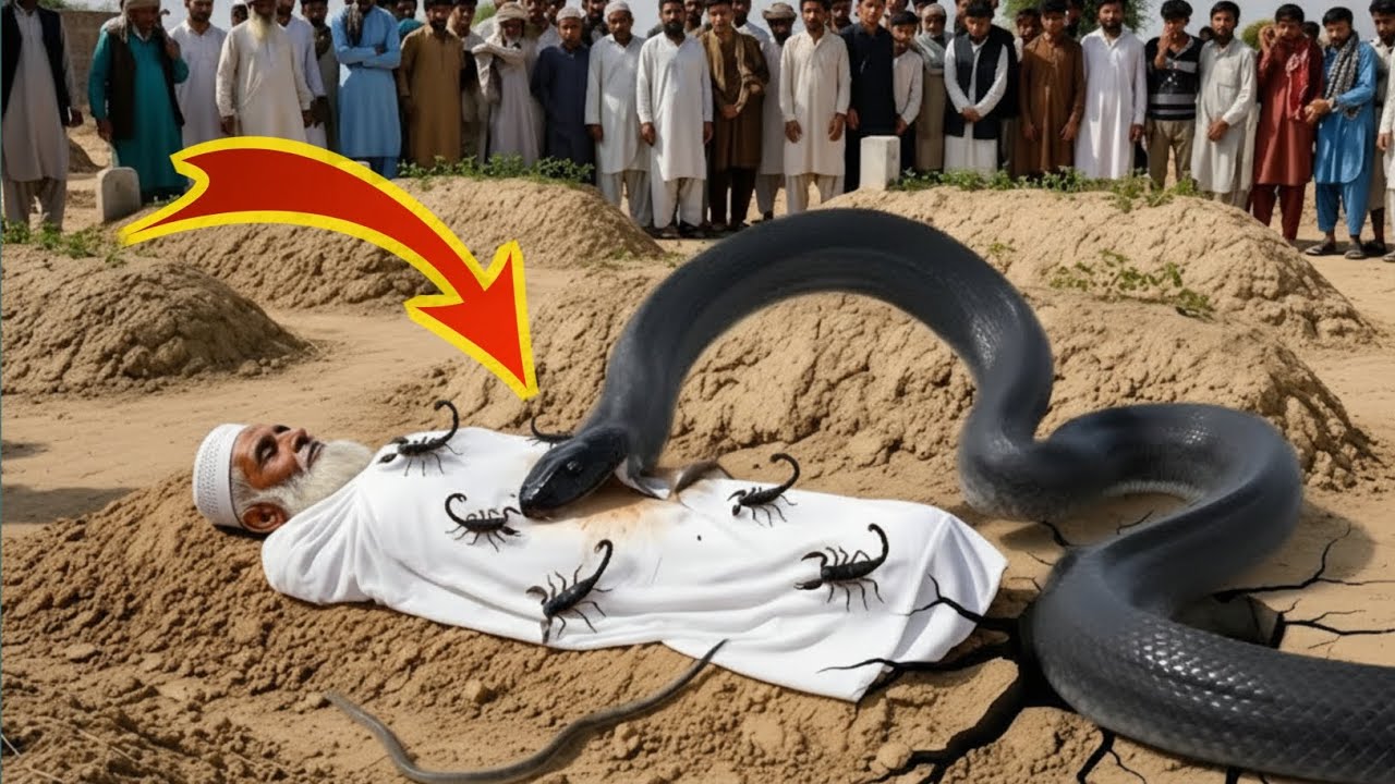 Dafan Karte Hi Qabar Ne Haji Sahab Ko Bahar Phenk Diya Phir Saap Aisa War Kiya Gaon Wale Kaap Uthe