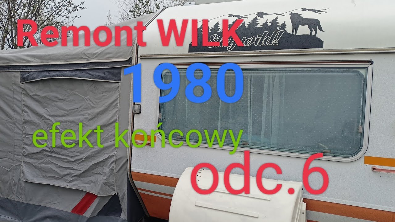 Remont odc.6 Przyczepa WILK 1980r 